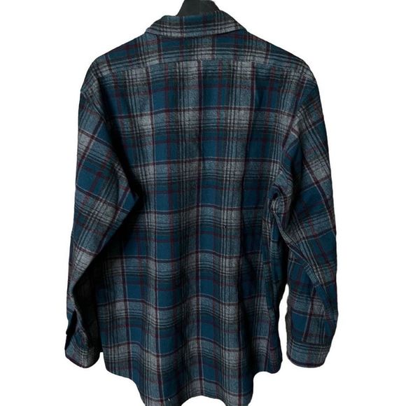 VTG Pendleton Wool Button Down USA Mens Large - Picture 2 of 5